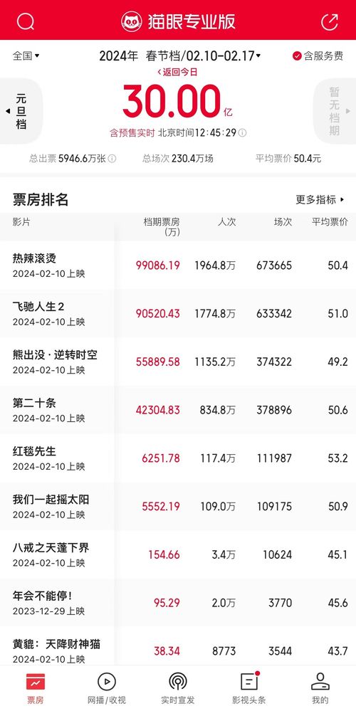 热辣滚烫荣登2024年度票房冠军宝座